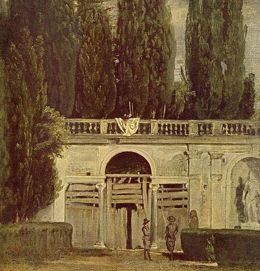 Diego Velazquez Im Garten der Villa Medici in Rom oil painting picture